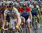 Frank Schleck während der ersten Etappe der Vuelta al Pais Vasco 2009